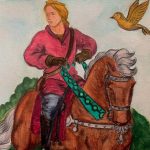 The Prince is a strong and honourable man who is soon going to be crowned king. He often visits the enchanted forest where the birds and animals all know him. He has a half-brother and a stepmother who many believe has magical powers. He always tries to do the right thing and doesn’t easily trust other people, but when he finds someone who has a good heart, he is loyal to them forever. You can read his story in the book “The Magic Seamstress”.